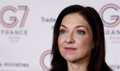 Katherina Reiche à Paris, le 6 mai 2026. ( POOL / BENOIT TESSIER )