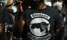 Une marche contre le racisme et les violences policières, le 20 juin 2020 à Paris ( AFP / Alain JOCARD )