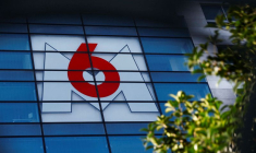 Le logo du groupe de télévision français M6