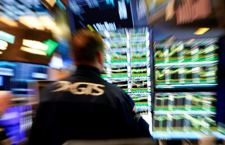 Trader sur la parquet du New York Stock Exchange (NYSE) le 30 janvier 2025 à New York. ( AFP / TIMOTHY A. CLARY )