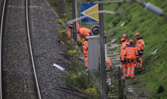 L'acte de vandalisme a été commis à quelques encablures de la gare de Valence TGV, entre Lyon et Avignon (illustration) ( AFP / OLIVIER CHASSIGNOLE )